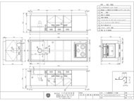 オーダー調理実習台 単品詳細図2